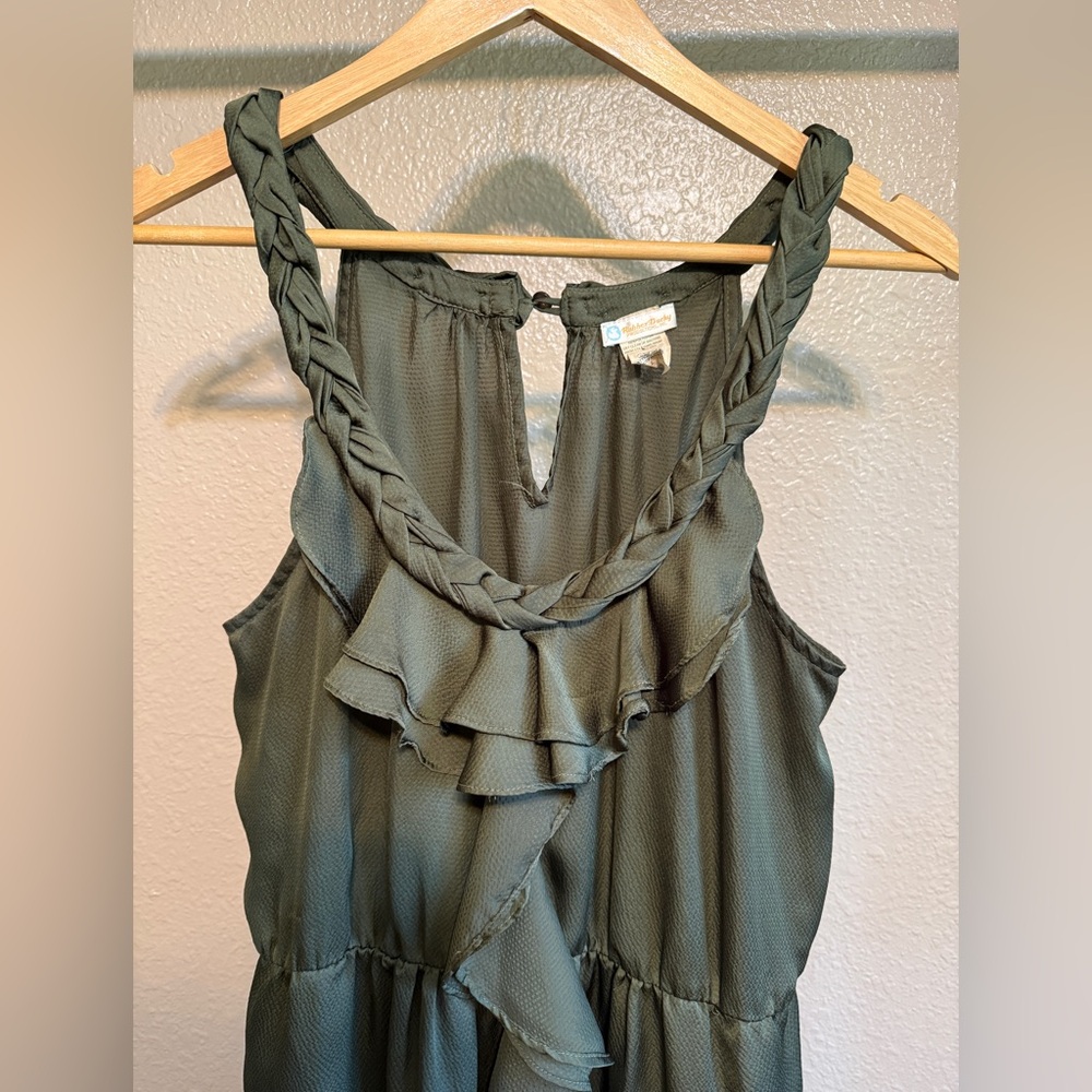 Rubber Ducky Productions Olive Ruffle Mini Dress - Picture 3 of 8